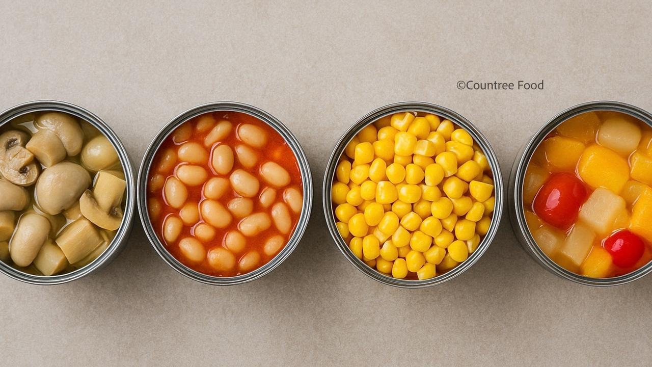 Countree Food products on shelf